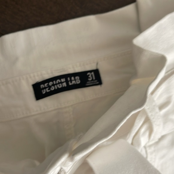 White Jean Skirt - Picture 3 of 5